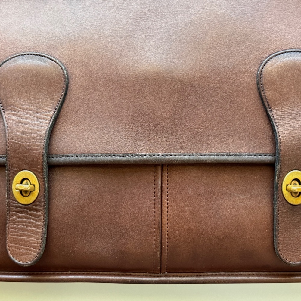 Rare Vintage Coach 5080 Brown Briefcase “Brief Bag” Made in NYC 1980s - Picture 2 of 14